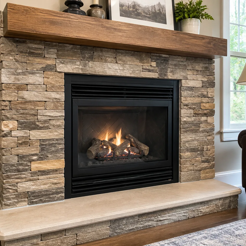 Gas fireplace service